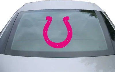 Produktbild von Indigos UG - Aufkleber Heckscheibe & Motorklappe DE2495 - pink - 600x549 mm - Hufeisen - Auto Scheiben Fenster Heckklappe Tuning Racing JDM - Die cut