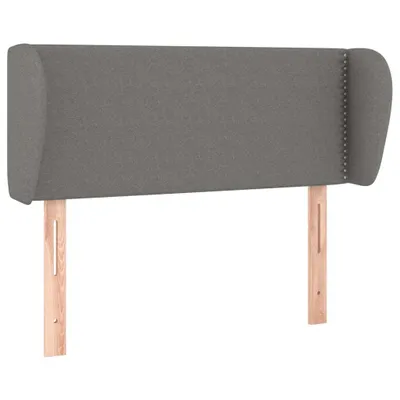 Immagine prodotto di vidaXL Testiera con orecchie Grigio scuro 103x23x78/88 cm Tessuto