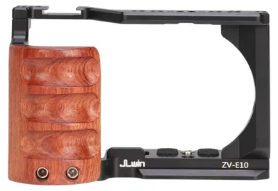 Produktbild von Kameragehäuse mit Holzgriff für DSLR-Kameras