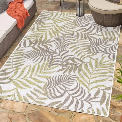 Immagine prodotto di Carpetsale24 Tappeto Interno Esterno Look Sisal Design Moderno Tessitura Piatta Impermeabile per Balcone Terrazza Soggiorno, Dimensioni: 80x250 cm