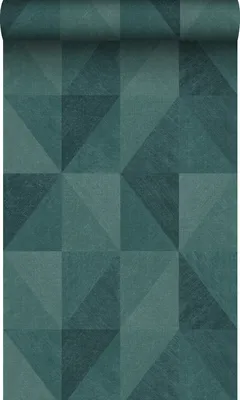Immagine prodotto di Origin Wallcoverings carta da parati 3D grafico verde petrolio 50 x 900 cm