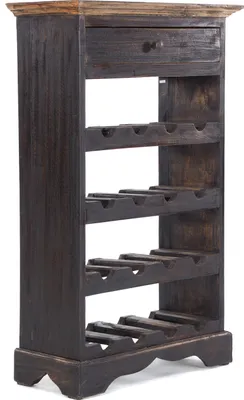 Obrázok produktu pre VINTAGE Stojan na víno 85x55cm(VxŠ), stojan na fľaše so zásuvkou, na 16Fl