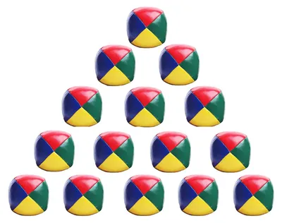 Produktbild von Jonglierbälle Jonglierset Jonglierball - 15 Stück - Mit Tragetasche - Für Kinder und Erwachsene