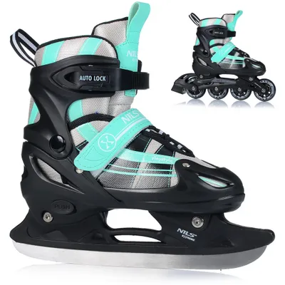 Immagine prodotto di Pattini NILS Extreme NH18366A 2in1 nero-verde