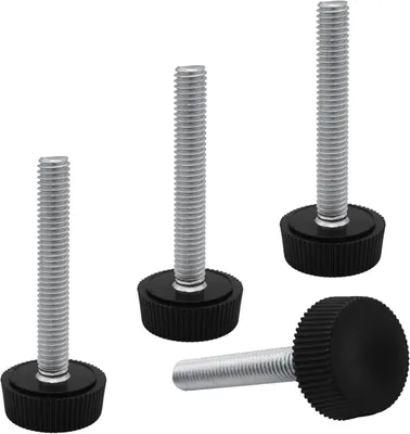 Productafbeelding van Verstelbare Meubel Stelpoten 4 Stuks, M6 x 40 mm, Diameter 20 mm, Hoogte Verstelbaar, voor Kantoor