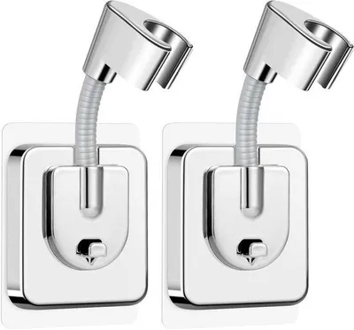 Obrázok produktu pre Nastaviteľný držiak sprchovej hlavice s 120° silikónovým adaptérom do kúpeľne