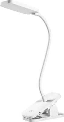 Produktbild von LEDVANCE PANAN Clip Mobile Lese- und Tischleuchte, weiß, 5,2W, 130lm, batteriebetrieben, Clip und flexibler Leuchtenkopf, LED-Modul mit kaltweißem Licht (4000K), Berührungssensor zum Ein-/Ausschalten