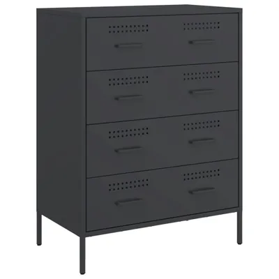 Immagine prodotto di Credenza Nera 68x39x89 cm in Acciaio