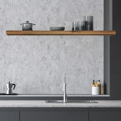 Produktbild von 1 Stück Abhängesystem Ø 20 mm Länge 740 mm Edelstahloptik Baldachinaufhängung Hängesystem von SO-TECH®