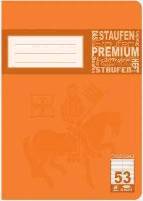 Produktbild von Staufen® Vokabelheft Premium Lineatur 53 liniert DIN A5 ohne Rand, 32 Blatt