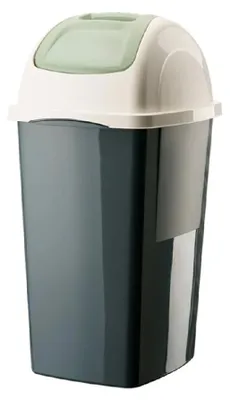 Obrázek produktu pro BAMA Odpadkový koš EUROPA 65 l, šedo-zelený