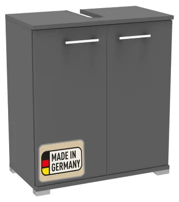 Productafbeelding van Probus Basic wastafelonderkast, antraciet – 60 cm breed, moderne stijl en