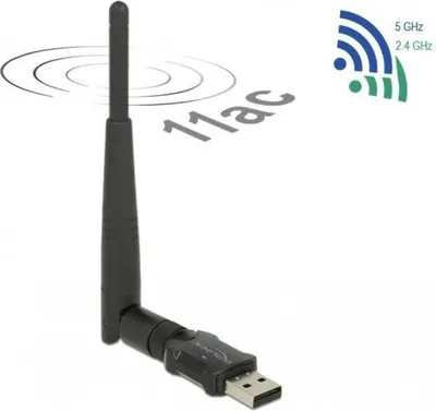 Produktbild von Delock DELOCK WL-Antenne USB2.0 3dBi 2,4+5 GHz