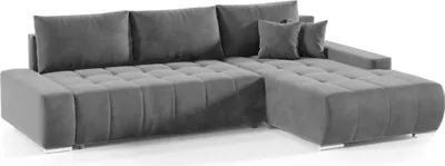 Produktbild von FEDVE Ecksofa Eckcouch DHAKA L Form Sofa mit Schlaffunktion Bettkästen Couch Sofagarnitur Rechts
