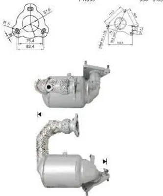 Produktbild von VEGAZ Katalysator Kat für NISSAN Qashqai / Qashqai +2 I (J10, NJ10) Euro 5 DK-905