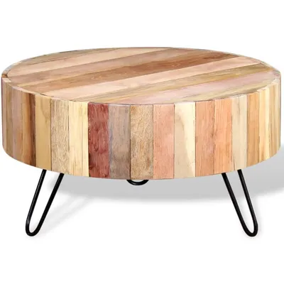 Produktbild von The Living Store Couchtisch Altholz Massiv