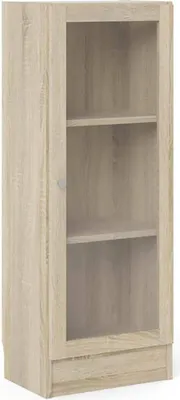 Produktbild von Dmora Regal Alexiane 40,6x28,3x107,2 cm Braun 2 Böden 1 Tür