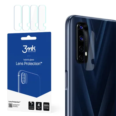 Produktbild von 3mk Hybridglas Lens Protection für Realme Narzo 20 Pro Kamera Objektiv Kameralinse 0,16mm 6H (4 Stück)