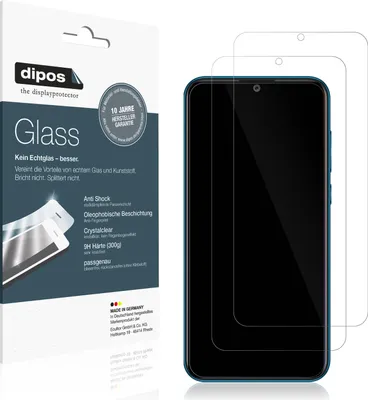 Produktbild von 1x Schutzfolie für Coolpad Cool 5 - Anti-Shock 9H Folie dipos Glass Kunststoffglas