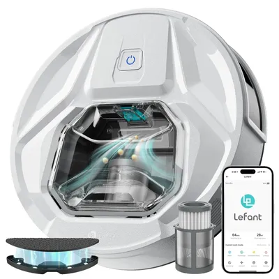 Obrázok produktu pre Robotický vysávač, sací výkon 6000 Pa, inteligentná navigácia, M320 – biela, EU-a