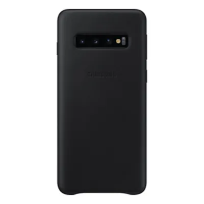 Image de SAMSUNG EF-VG973LB - Coque en cuir Noir G S10