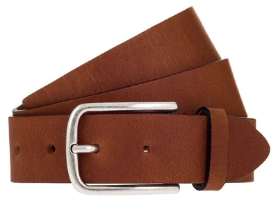 Produktbild von Vanzetti Leder Gürtel 35mm Leather Belt W95 Cognac dunkelbraun