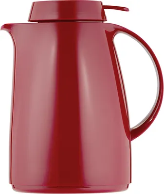 Produktbild von Helios Isolierkanne Servitherm 1,0 l rot mit Drucktaste
