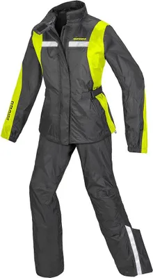 Immagine prodotto di Spidi Touring Rain Kit Tuta antipioggia da moto 2 pezzi da donna, giallo, 2XL