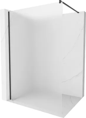 Produktbild von Mexen Kioto Duschwand 140 x 200 cm, Frost 8 mm, Schwarz - 800-140-101-70-30