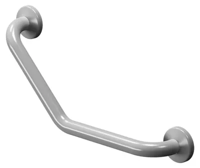 Produktbild von Sanela Stützgriffe - Haltegriff 55x28 cm, gebogen, weiß SLZM 21VIN