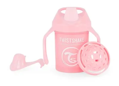 Obrázek produktu pro Nekapající hrneček Twistshake se sítkem, 4m+, 230ml, růžový