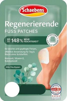 Produktbild von Schaebens Regenerierende Fuss Patches, (2 Patches für 1 Anwendung)