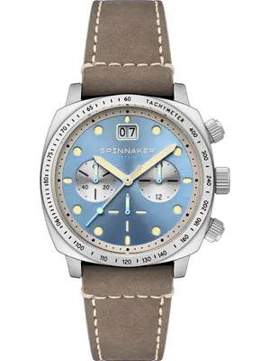 Produktbild von Spinnaker SP-5068-04 Herrenuhr Hull Chronograph Sky Blue 42mm 10ATM