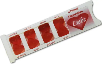 Immagine prodotto di Scatola di compresse d'amore con gelatina di frutta 25g