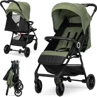 Produktbild von Lorelli NOIR Buggy bis 22 kg ultraleicht Einhand-Faltung UV50+ Verdeck 360° Räder gefedert City Kinderwagen