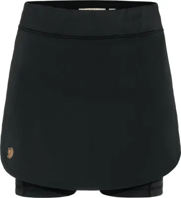 Produktbild von Fjäll Räven Abisko Midsummer Skort Damen Wanderrock Outdoorrock schwarz 38