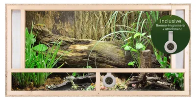 Produktbild von Holzterrarium mit Belüftung 120 x 60 x 60 cm