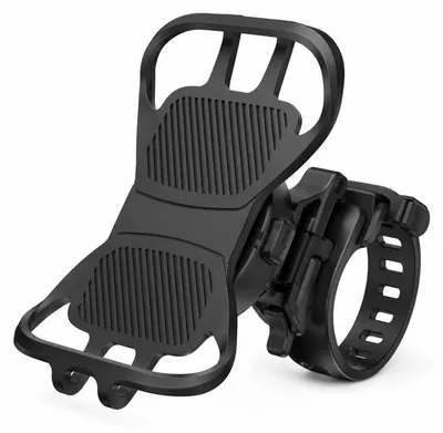 Produktbild von Fahrrad Handyhalterung 360° drehbar, abnehmbar, stoßdämpfend, für MTB, Rennrad und Motorrad