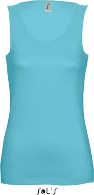 Produktbild von SOLs 11475 | WomenŽs Tank Top Jane Damen T-Shirt - Farbe: Atoll Blue - Größe: M