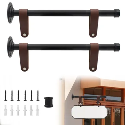 Image de Solidchoice - Ensemble de 2 supports muraux pour étagères, avec sangles de suspension