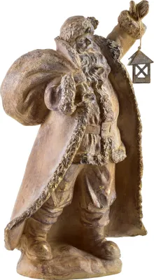 Produktbild von Weihnachtsmannfigur Polyresin SANTA LILA Santa 27x16x41 cm Braun/Gold 1 Stück
