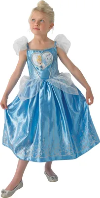 Produktbild von Cinderella - Karnevalkostüm Faschingskostüm Kinder Kindergröße: 128