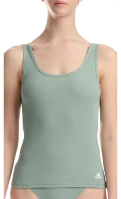 Immagine prodotto di Adidas - Top senza maniche "Active Flex" da donna, aderente, taglia 44 (DE), colore verde oliva (GT30297)