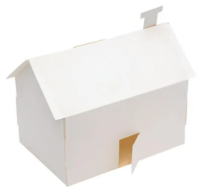 Produktbild von Colorations 3D Papier Bastelhäuser Set - 20 Stück kreatives Spielzeug