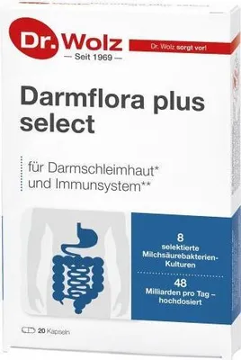 Produktbild von Dr. Wolz Darmflora plus select, 20 St. Kapseln