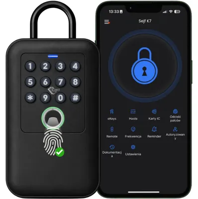 Obrázok produktu pre K7 zámok s technológiou TTLock, Obrázok generovaný UI