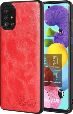 Obrázek produktu pro Kryt a pouzdro na telefon Samsung Galaxy A51 5G, červené, zadní strana