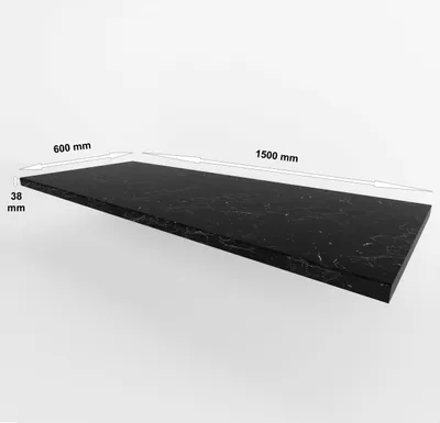 Produktbild von Arbeitsplatte 150 cm 38 mm Marmur ROMA matt Küche Siena, Monza, Arona