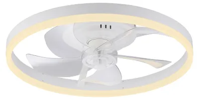 Produktbild von JUST LIGHT LED Deckenventilator RITA warmweiß - kaltweiß, dimmbar, inkl. Fernbedienung Wohnzimmer, Kinderzimmer, Schlafzimmer