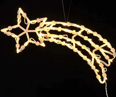 Produktbild von LED Weihnachts Fenster Silhouette XXL - Motiv: Sternschnuppe